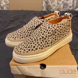 Hey Dude Womens 4 Peyton Cheetah Beige